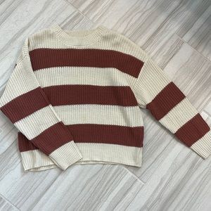 Only worn once striped sweater!